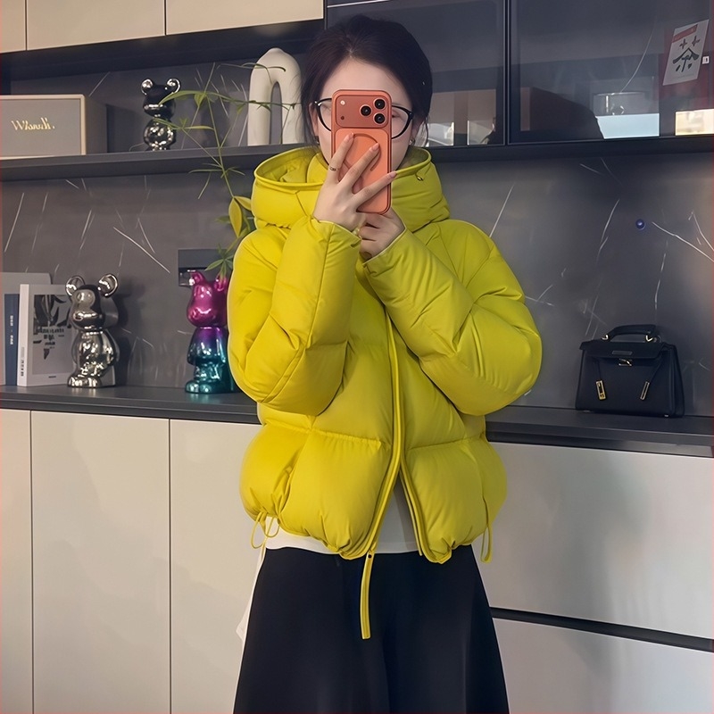 SEVEN TEARS Γυναικείο Πουπουλένιο Μπουφάν Με Κουκούλα, Πλήρωση Πούπουλου από Πάπιες 51–55%, Υφασμάτινο Πολυεστέρα, Πυκνότητα Πούπουλου 101–200 γρ, Εκλεπτυσμένος Στυλ Για Μετακίνηση