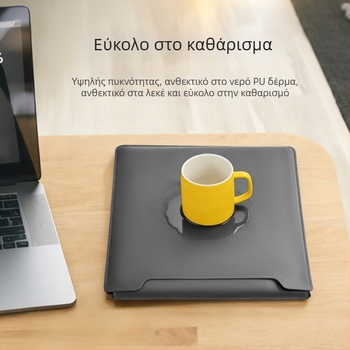 Θήκη gaming για φορητό υπολογιστή - PU υλικό, πολύ ελαφρύ, ανθεκτική στη φθορά, διπλώνεται; επένδυση από συνθετικό δέρμα; αδειοδοτημένη μάρκα; στυλ αστικός μινιμαλισμός; άνοιξη 2025