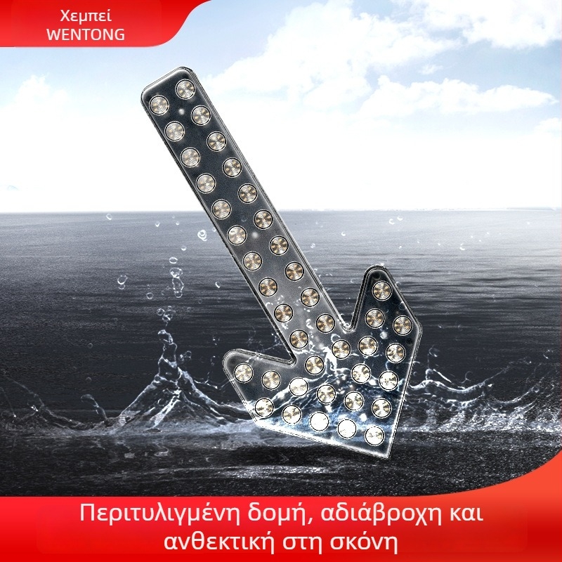 LED ενδεικτικό φως με βέλος για ψεκαστικό όχημα – διπλό φλας προειδοποίησης σήματος στροφής, 12/24V