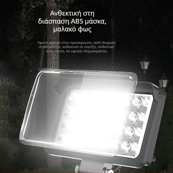 Miaoyou Φακός εργασίας LED, με μπαταρία λιθίου, εξωτερική χρήση και φωτισμός έκτακτης ανάγκης