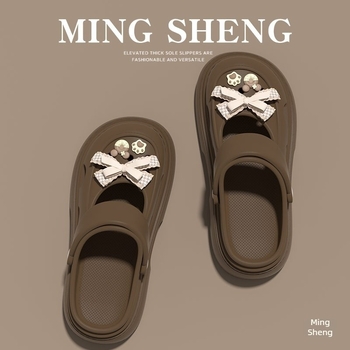 Γυναικεία Mary Jane σανδάλια με διάτρητο σχέδιο, παχιά σόλα 2–3 cm, PVC επάνω μέρος, καλοκαιρινό καθημερινό στυλ