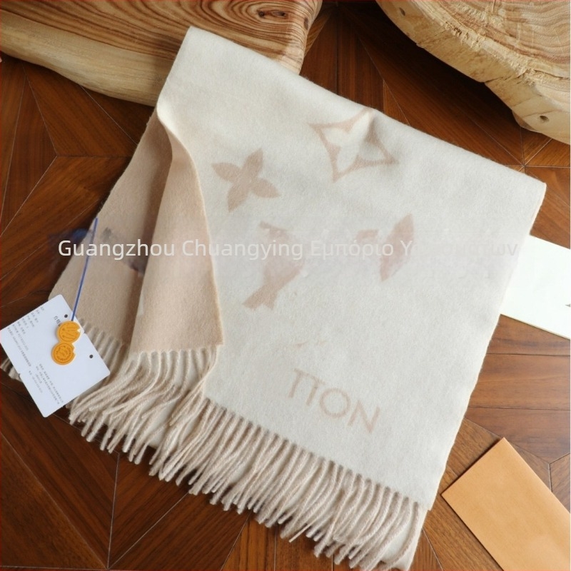 Φουλάρι από κασμίρι, πλέξη twill, ζεστό για τον χειμώνα, προέλευση Εσωτερική Μογγολία