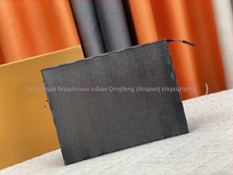 Unisex PU clutch τσάντα – υπερ-ελαφριά, μεγάλη χωρητικότητα, μοτίβο με γράμματα, εσωτερική επένδυση πολυεστέρα