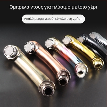 Ντουζ κεφαλή με ευθεία λαβή και εύκαμπτο σωλήνα – SH088, ABS χρωμιωμένο, λειτουργία βροχής, χειροκίνητη εγκατάσταση