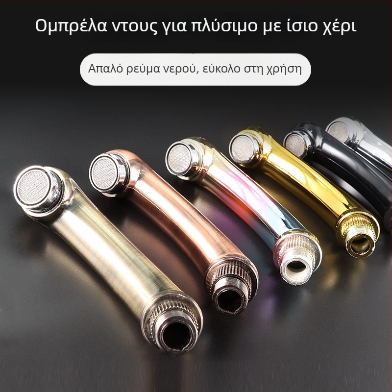 Ντουζ κεφαλή με ευθεία λαβή και εύκαμπτο σωλήνα – SH088, ABS χρωμιωμένο, λειτουργία βροχής, χειροκίνητη εγκατάσταση
