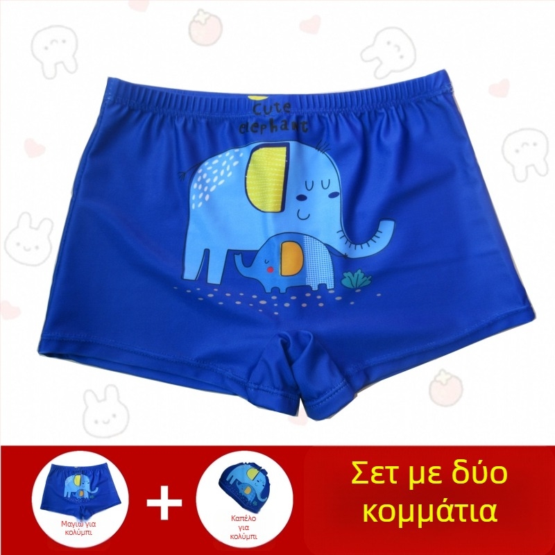 Παιδικά μαγιό για αγόρια – Hai Shilin, πολυεστέρας 88%, βάρος 300 γρ/μ², στυλ μποξέρ