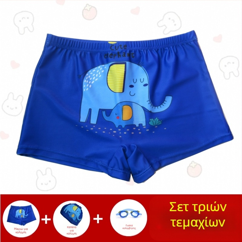 Παιδικά μαγιό για αγόρια – Hai Shilin, πολυεστέρας 88%, βάρος 300 γρ/μ², στυλ μποξέρ