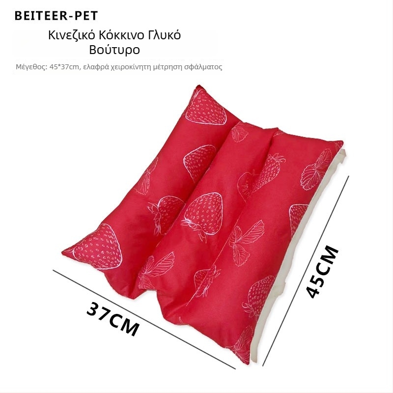 Ζεστό χειμωνιάτικο υπόστρωμα για κουνέλια και ινδικά χοιρίδια – βαμβατικό μαξιλαράκι ύπνου