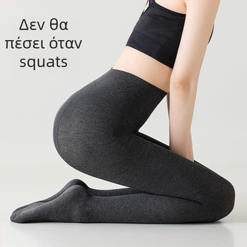 Γυναικείες καλσόν με φλίς επένδυση, χοντρά, με κάθετες ρίγες, για φθινοπωρο-χειμώνα, ανύψωση γλουτών και μορφοποίηση σώματος (Βαμβάκι; Φλίς επένδυση; Ρίγες; Ανύψωση γλουτών; Μορφοποίηση σώματος)