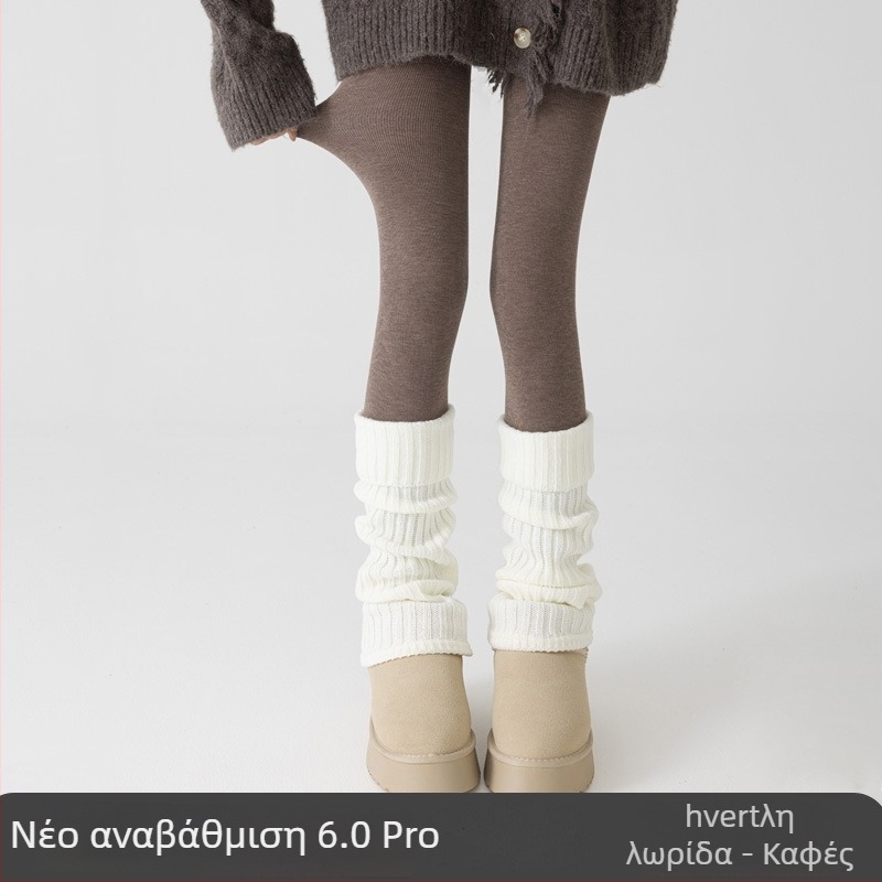 Γυναικείες καλσόν με φλίς επένδυση, χοντρά, με κάθετες ρίγες, για φθινοπωρο-χειμώνα, ανύψωση γλουτών και μορφοποίηση σώματος (Βαμβάκι; Φλίς επένδυση; Ρίγες; Ανύψωση γλουτών; Μορφοποίηση σώματος)