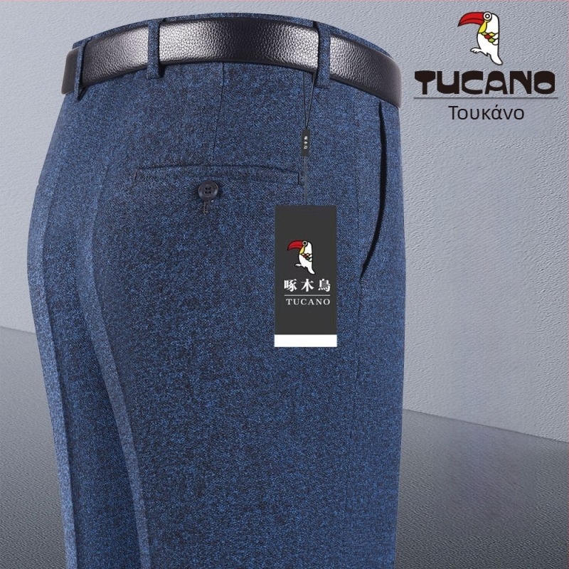 Ανδρικά παντελόνια, ίσια γραμμή, βαμβάκι, φθινόπωρο 2025