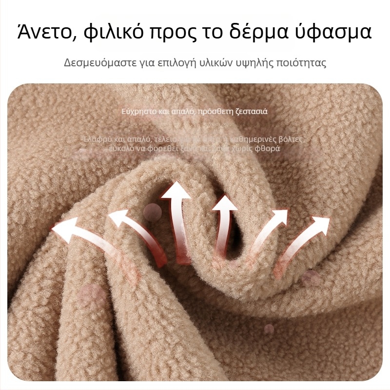 Γυναικείοι χειμωνιάτικοι ζεστοί καθημερινοί παντελόνες με υψηλή μέση και φαρδιά ίσια πόδια, μοντέλο 2025