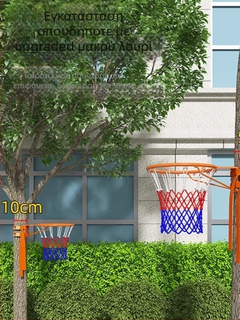 Στήριγμα μπασκέτας με πίνακα από ανοξείδωτο ατσάλι, εγκατάσταση snap-on, φορητό για οικιακή χρήση/πάρκο