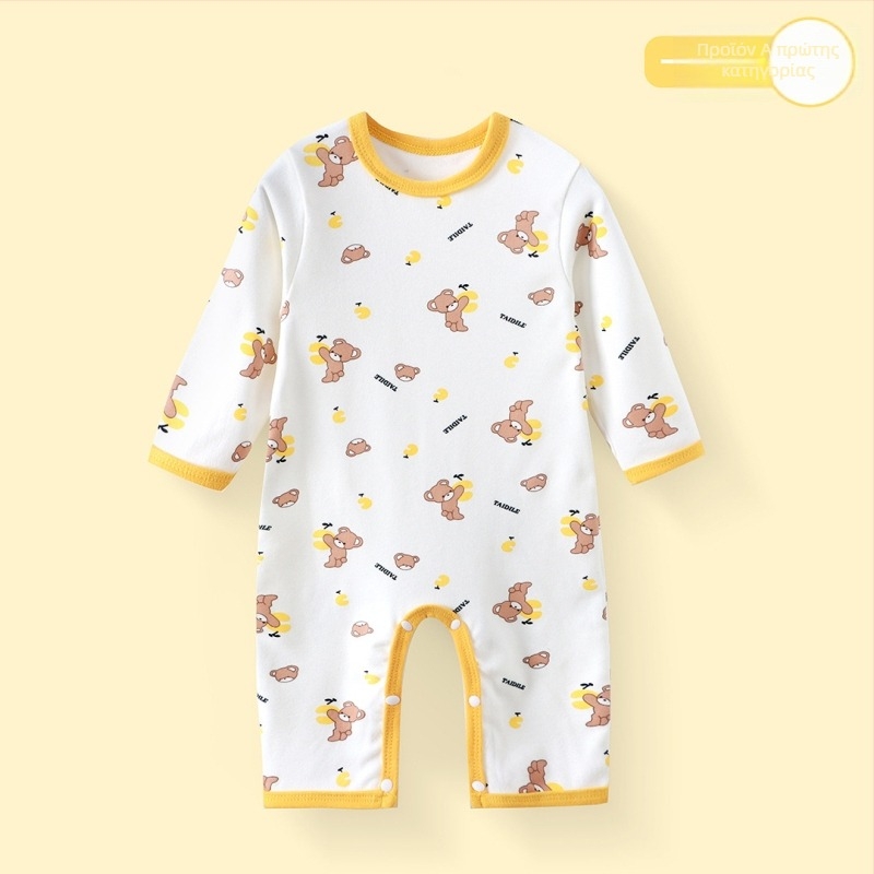 Φορμάκι νεογγέννητου με μακριά μανίκια, Derong 95% πολυεστέρας, κατάλληλο για άνοιξη και φθινόπωρο