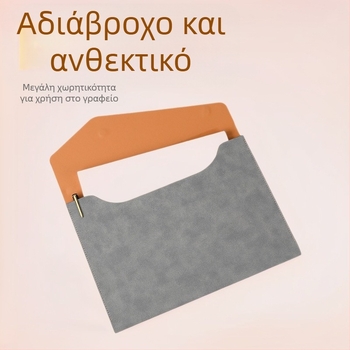 PU δερμάτινο χαρτοφυλάκιο γραφείου A4, ανθεκτικό με μεγάλη χωρητικότητα για έγγραφα και συμβόλαια