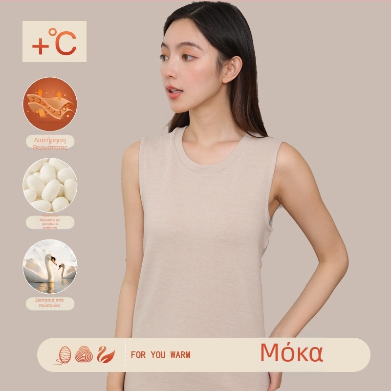 Γυναικείο Θερμικό Γιλέκο - Για εξωτερική χρήση, Διπλό στρώμα, Παχύ 201-250 g/m², Κυρίως Περιεχόμενο Υφάσματος 70-80%