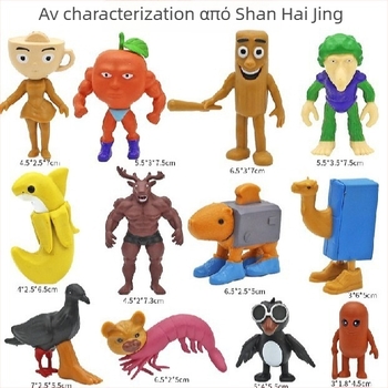 Κλειδοθήκη PVC από Guangdong, συσκευασία σε δίχτυ, εικόνα anime, διασυνοριακή αποκλειστική προμήθεια