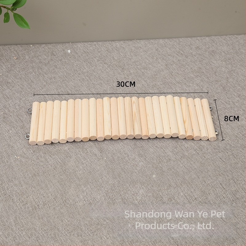 Ξύλινο περίφραγμα για χάμστερ με διακοσμητική σκάλα