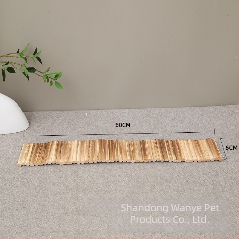 Ξύλινο περίφραγμα για χάμστερ με διακοσμητική σκάλα