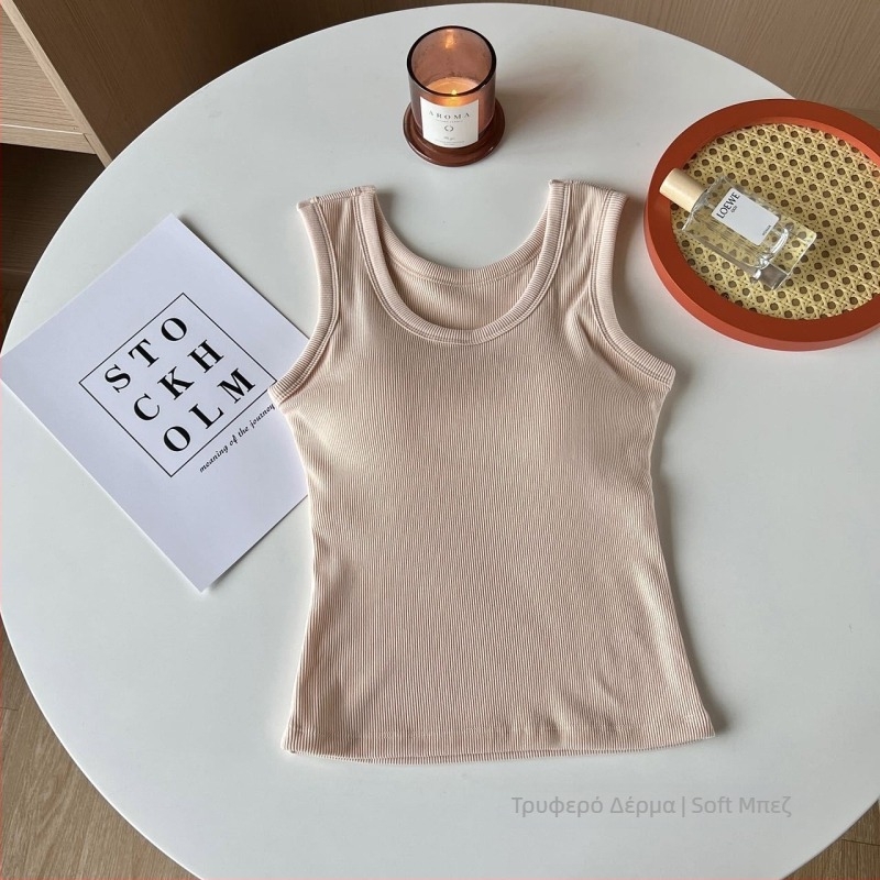 Θερμικό γιλέκο με De Velvet ύφασμα, φλις επένδυση, πάχος 201–250 g/m², λαιμόκοψη U