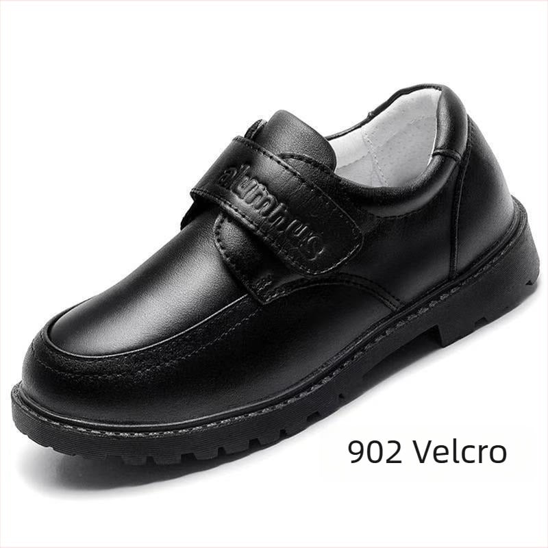 Παπούτσια για αγόρια με Velcro, επάνω μέρος από υπερ-ίνες, σόλα από καουτσούκ, χαμηλό κόψιμο, ηλικίες 3–16 ετών