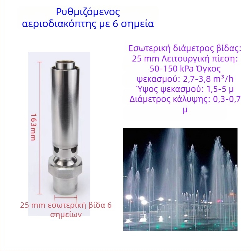 Ακροφύσιο φοντάν – Ολικός χαλκός, στήλη από νεφρίτη, για τοπίο με υδάτινο χαρακτηριστικό, μάρκα Dingxuan