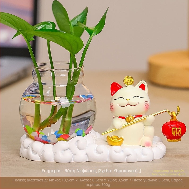 Βάζο από ρητίνη με υδροπονία, μοντέρνος μινιμαλιστικός σχεδιασμός – δώρο για γάμους, γενέθλια και εγκαινιασμό σπιτιού