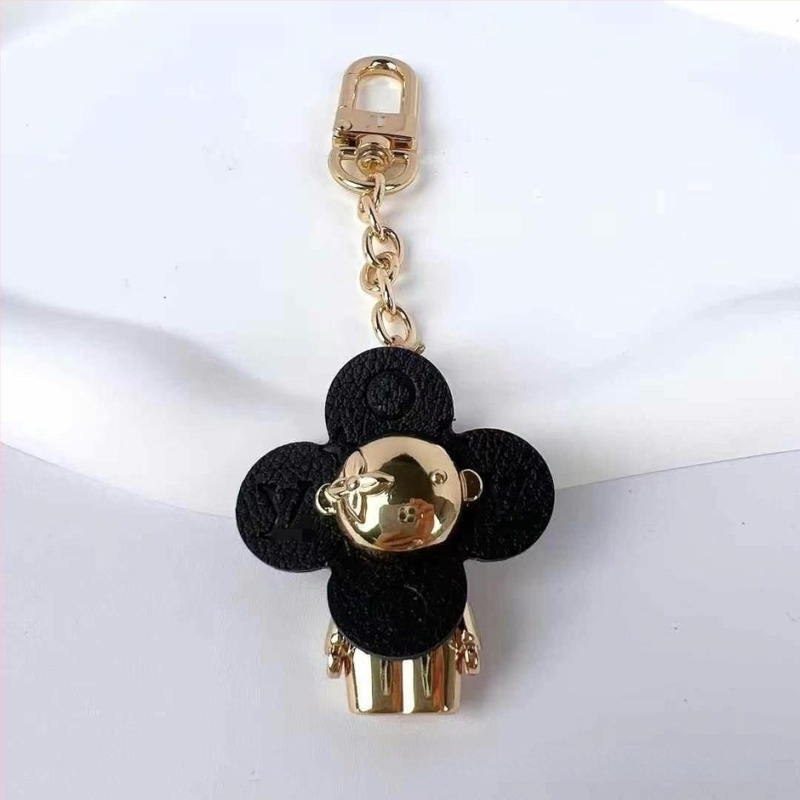 Μεταλλικό κρεμαστό για σακίδιο από κράμα με τετράφυλλο γούρι — αξεσουάρ μπρελόκ