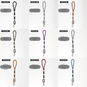 Λουρί σκύλου με διπλό νάιλον, υλικό συνθετικό νάιλον, μεταλλική αγκράφα, μάρκα Banoohawk