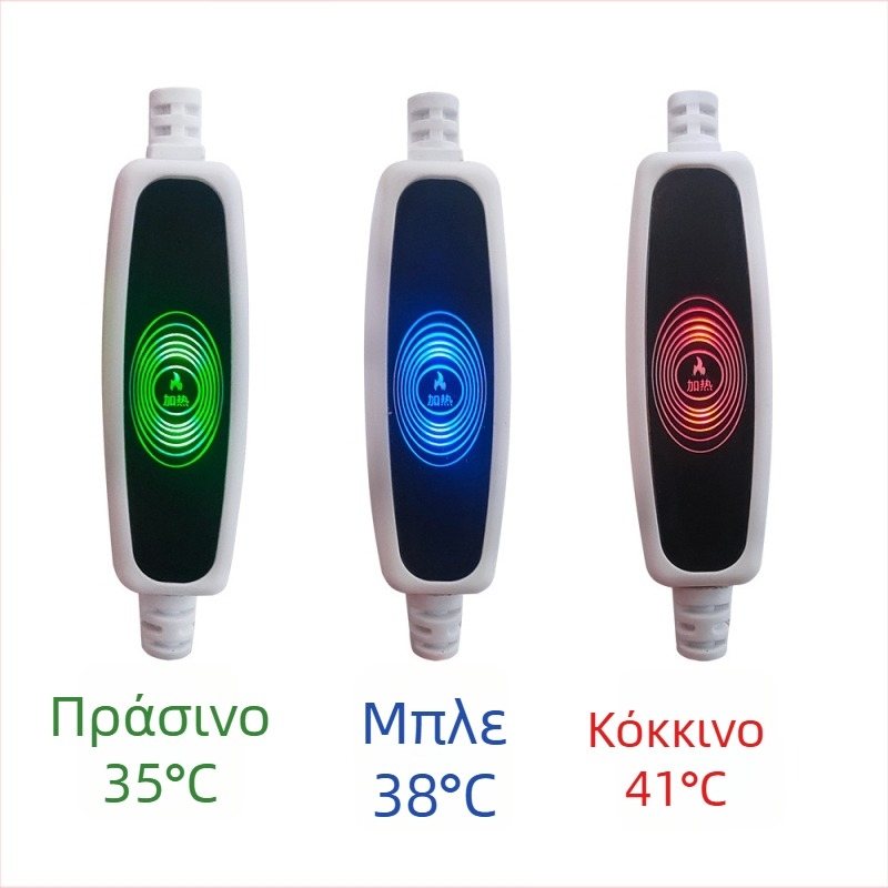 Κάθισμα τουαλέτας με θέρμανση μέσω θερμοστάτη, κλασικό μεγάλο U-σχήμα, ηλεκτρική θέρμανση σταθερής θερμοκρασίας, υλικό πολυπροπυλένιο, ρυθμιζόμενη απόσταση οπών εγκατάστασης 12–17 εκ.