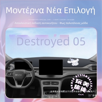 Μάτ ταμπλό αυτοκινήτου από microfiber δέρμα, κάλυμμα κεντρικής κονσόλας, προστασία από αντανακλάσεις στον πίνακα οργάνων