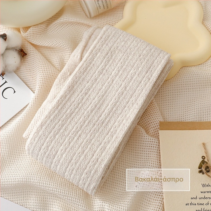 Βαμβακερά κολάν σε στυλ ολόσωμου παντελονιού – χοντρά, ζεστά, υψηλή μέση, όλα-σε-ένα