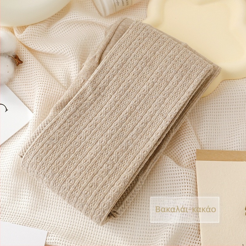 Βαμβακερά κολάν σε στυλ ολόσωμου παντελονιού – χοντρά, ζεστά, υψηλή μέση, όλα-σε-ένα