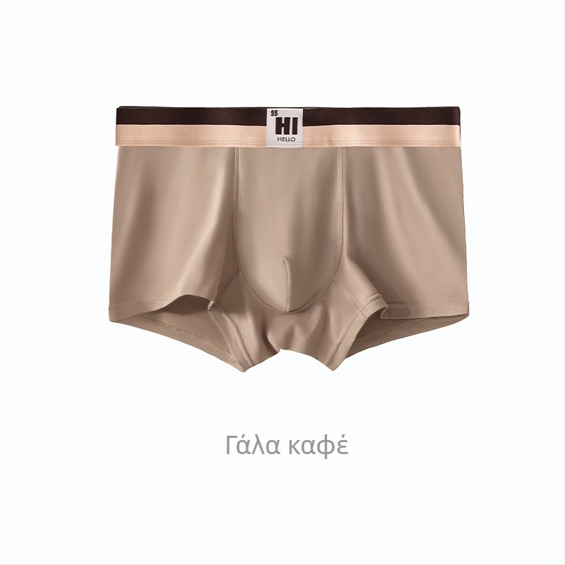Ανδρικά boxer briefs από 95–100% βαμβάκι, μεσαία μέση, πλεκτό ύφασμα, επένδυση καβάλου από αναγεννημένο ίνα, αθλητικό εσώρουχο