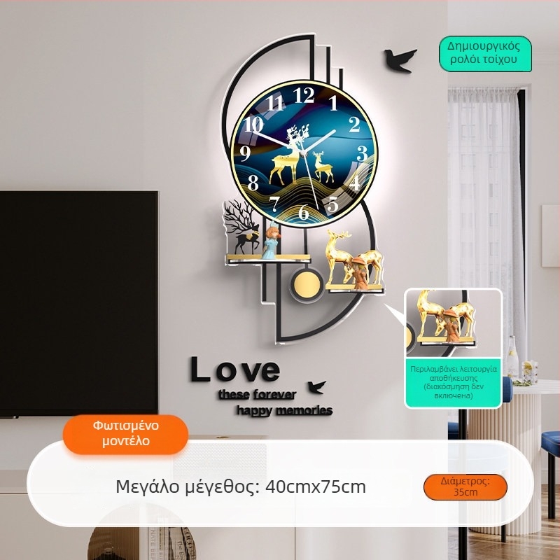 Mestida ρολόι τοίχου – σκανδιναβικό στυλ, ένδειξη με δείκτες, ομαλή κίνηση δευτερολέπτου, ακρυλικό περίβλημα, καντράν από οργανικό γυαλί (ακρυλικό), τροφοδοσία με μπαταρία