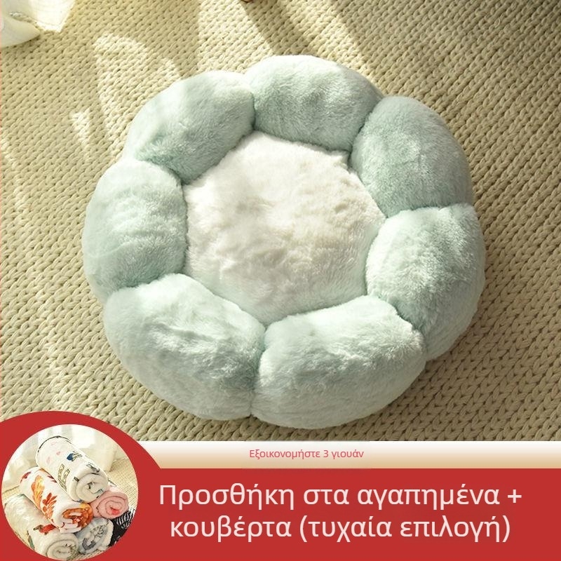 Φωλιά γάτας από ύφασμα – Θέρμανση όλο το χρόνο, παχύ σχέδιο με κινούμενα σχέδια. Υλικό: Ύφασμα; Για γάτες; Κατηγορία: Φωλιά κατοικίδιων