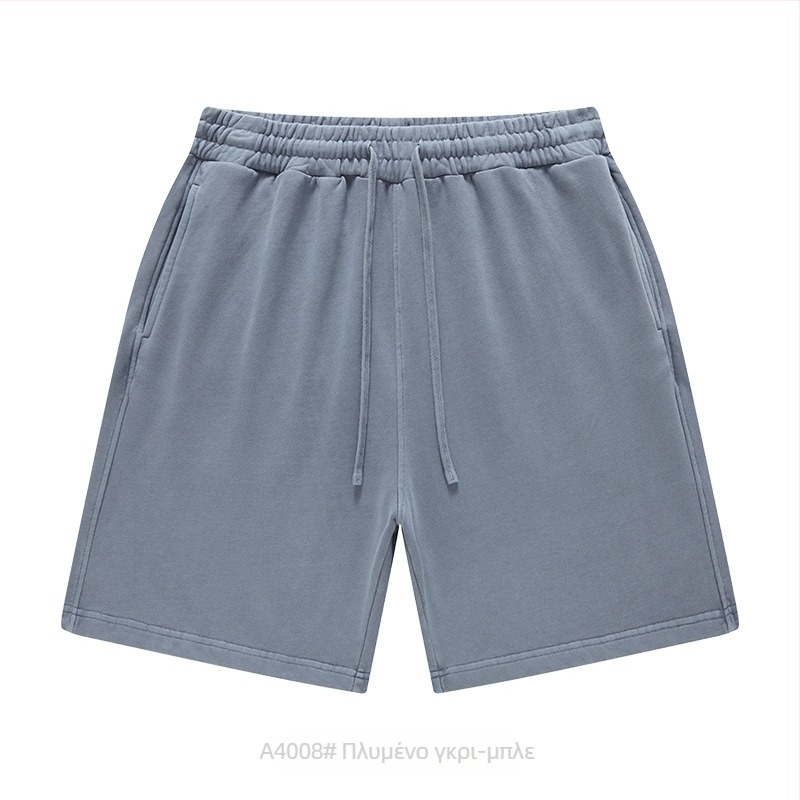 Ανδρικά και γυναικεία βαμβακερά σορτς με κορδόνι, χαλαρή γραμμή, μικροελαστικότητα, casual street style για καθημερινή χρήση