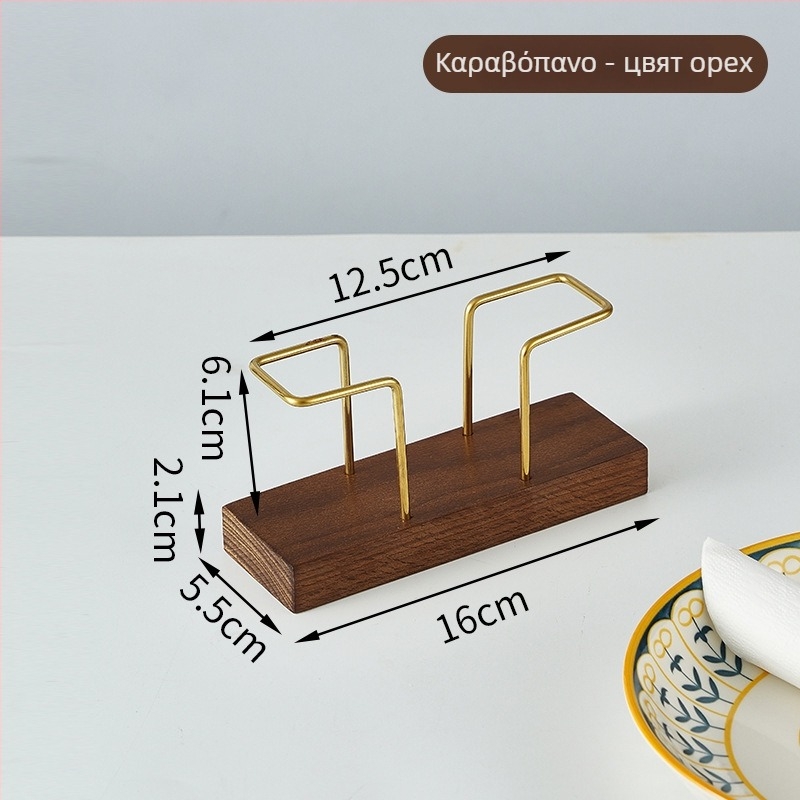 Ξύλινη Θήκη Χαρτοπετσετών για Εστιατόρια και Καφέ – κάθετη επιτραπέζια αποθήκευση, τετράγωνο σχήμα (Υλικό: Ξύλο; Φινίρισμα: Λιμάρισμα; Εμφάνιση: Τετράγωνο; Μάρκα: Lujiang; Στυλ: Άλλο)