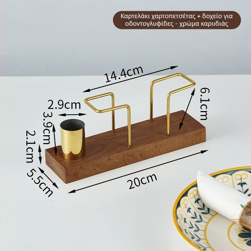 Ξύλινη Θήκη Χαρτοπετσετών για Εστιατόρια και Καφέ – κάθετη επιτραπέζια αποθήκευση, τετράγωνο σχήμα (Υλικό: Ξύλο; Φινίρισμα: Λιμάρισμα; Εμφάνιση: Τετράγωνο; Μάρκα: Lujiang; Στυλ: Άλλο)