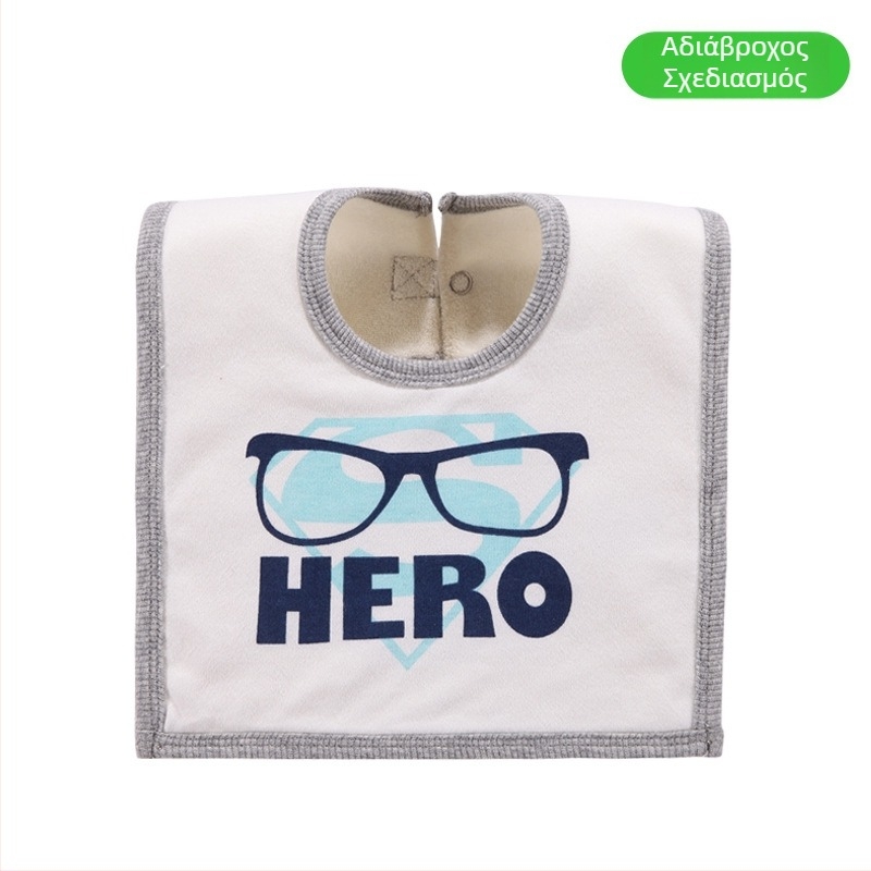 Μπιμπί για μωρά με επιφάνεια από βαμβάκι, αδιάβροχο ενδιάμεσο στρώμα και κάτω στρώμα terry, unisex, κατάλληλο για βρέφη και νήπια 1–3 ετών