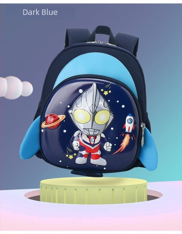 Παιδικό σχολικό σακίδιο από Oxford ύφασμα, διαπνέον, υπερελαφρύ και μειώνει το φορτίο, γλυκό σχέδιο κινουμένων σχεδίων, καμπύλη ιμάντας ώμου.