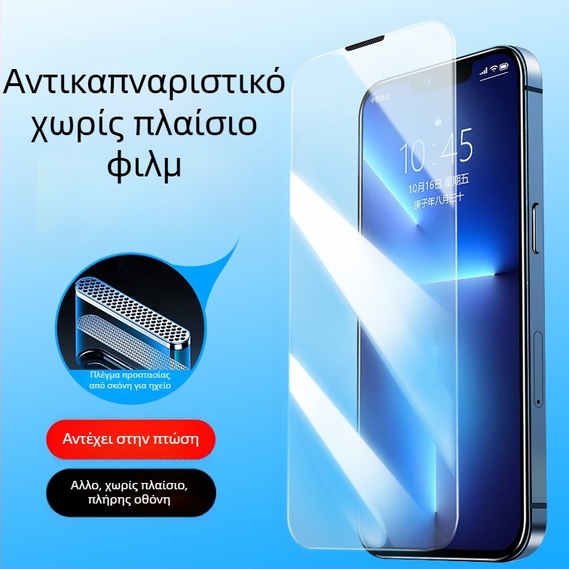 ΠροProtektive οθόνης από tempered glass με anti-peep και προστασία από πτώσεις για iPhone 11–14 Pro/Max