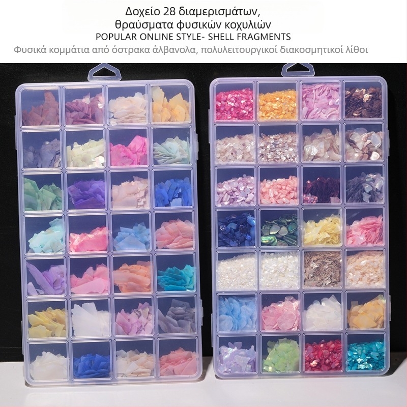 Αξεσουάρ DIY κοσμημάτων — Υλικό: κοχύλι, Φυσικό μοτίβο κοχυλιού, Φινίρισμα με σταγόνες λαδιού, Αρχαϊκό στυλ, Άνοιξη 2025