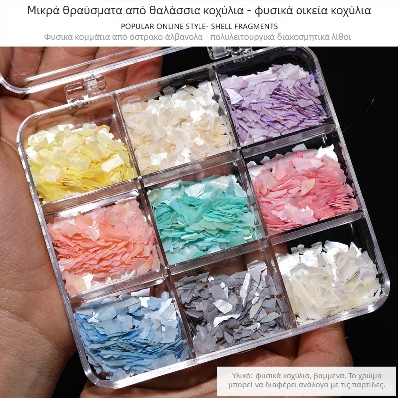 Αξεσουάρ DIY κοσμημάτων — Υλικό: κοχύλι, Φυσικό μοτίβο κοχυλιού, Φινίρισμα με σταγόνες λαδιού, Αρχαϊκό στυλ, Άνοιξη 2025