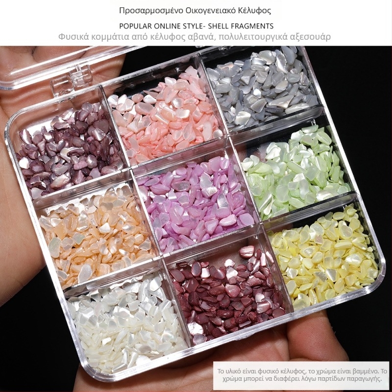 Αξεσουάρ DIY κοσμημάτων — Υλικό: κοχύλι, Φυσικό μοτίβο κοχυλιού, Φινίρισμα με σταγόνες λαδιού, Αρχαϊκό στυλ, Άνοιξη 2025