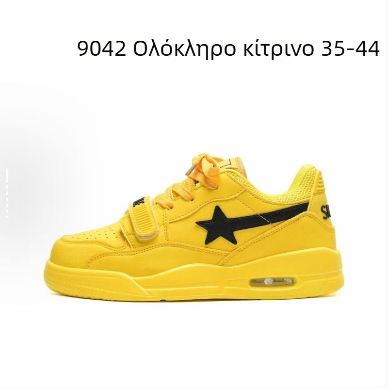 Χειμερινά sneakers με φλίς και παχιά σόλα, unisex, επάνω μέρος από super fiber, καουτσούκ σόλα, κλείσιμο με κορδόνια και Velcro, EVA πάτος