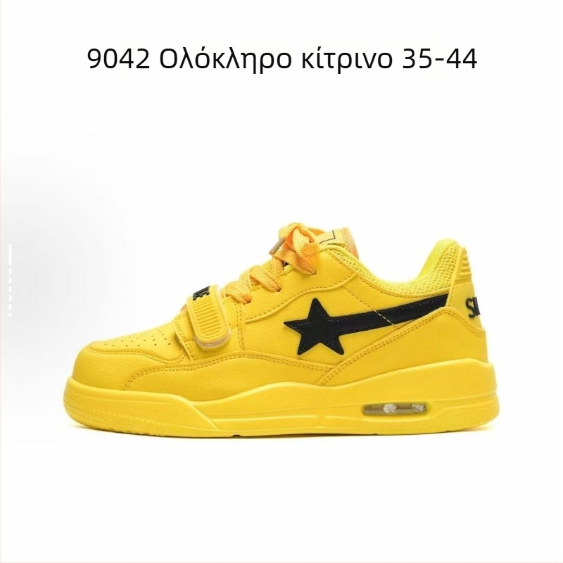 Χειμερινά sneakers με φλίς και παχιά σόλα, unisex, επάνω μέρος από super fiber, καουτσούκ σόλα, κλείσιμο με κορδόνια και Velcro, EVA πάτος