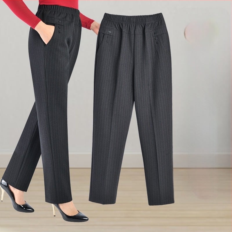 Γυναικεία παντελόνια με ίσιο κόψιμο, μακριά, στυλ patchwork, casual ρούχα, άνοιξη 2024