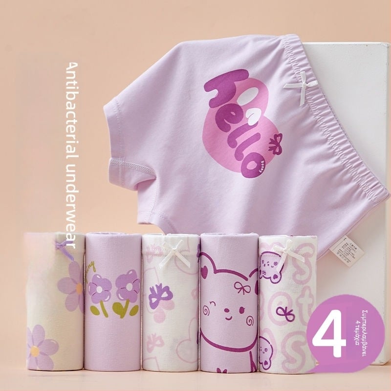 Παιδικά γυναικεία μποξερ παντελόνια από 95% βαμβάκι, λεπτό καλοκαιρινό μοντέλο, για κορίτσια 3–8 ετών (100–140 εκ) και μεγαλύτερα πάνω από 140 εκ.