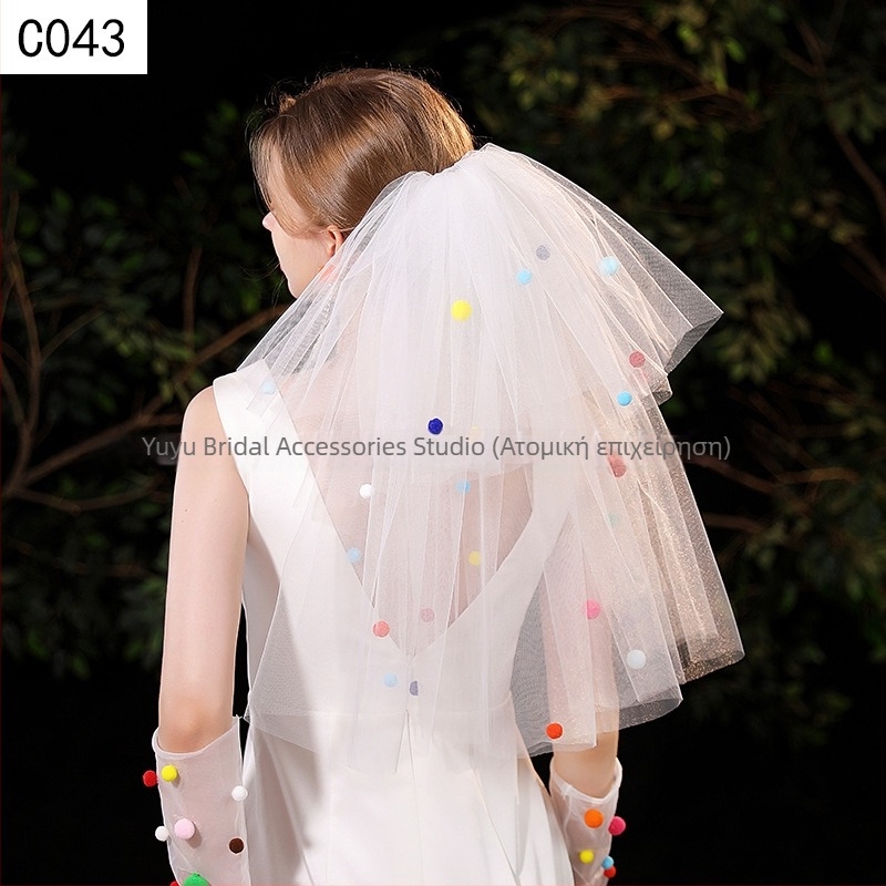 Αξεσουάρ κεφαλής από διχτυωτό ύφασμα με φιόγκο, γλυκό γυναικείο στυλ, μοτίβο, κατάλληλο για γάμο και δώρα γενεθλίων